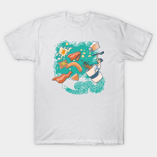 Big Breakfast Trip T-Shirt by Hojyn